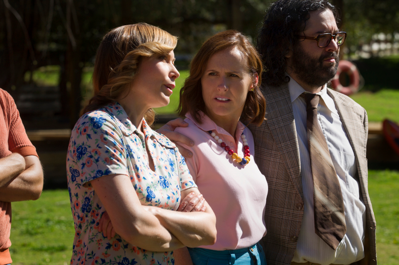Nina Hellman as Nancy, Molly Shannon as Gail, and Judah Friedlander as Ron